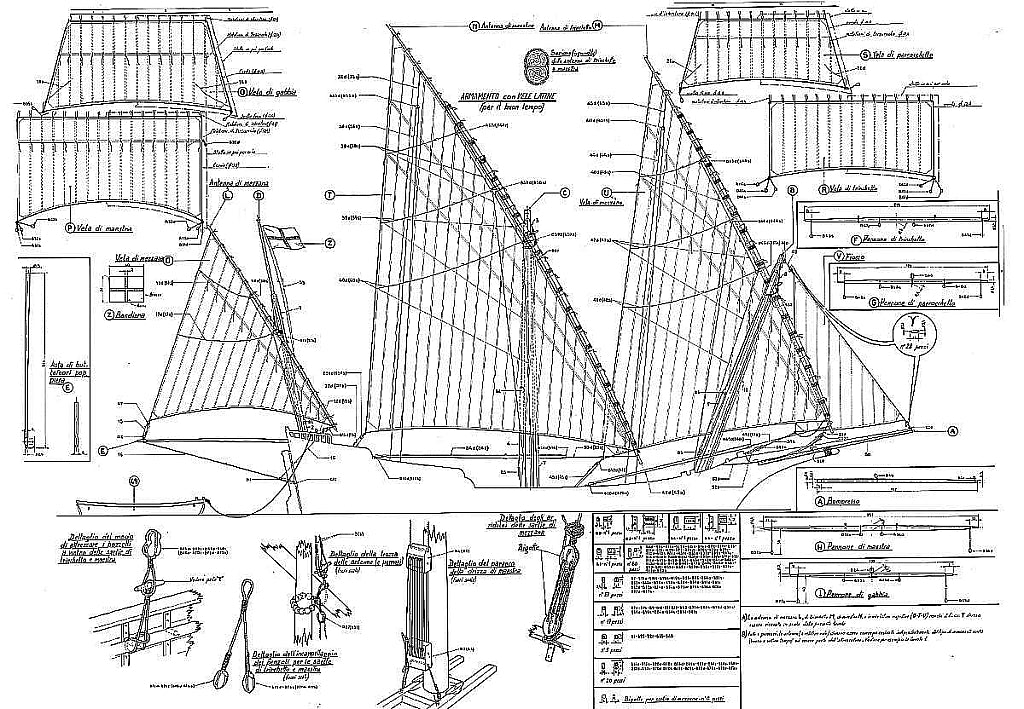Xebec Sailboat Greek Sacovela ship model plans