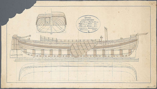 Boeier De Last Drager 1808 ship model plans