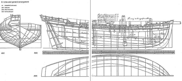 Cutter Alert 1818 ship model plans