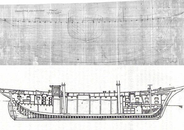 Schooner Sirene 1904 ship model plans