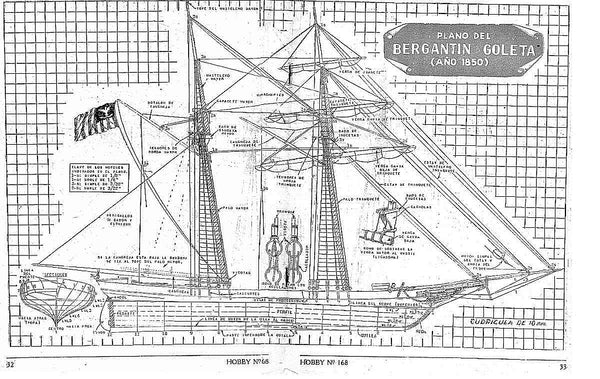 Topsail Schooner 1850 ship model plans