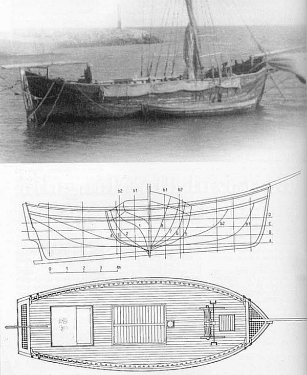 Barge Barcazul Din Mangalia ship model plans