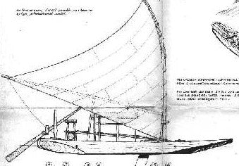 Barge Jangada (Brasilian) ver1 ship model plans
