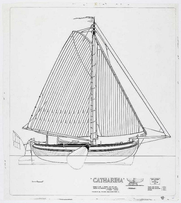 Boeier Catharina 1904 ship model plans