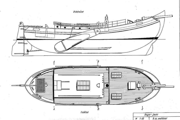 Boeier Yacht XXc ship model plans