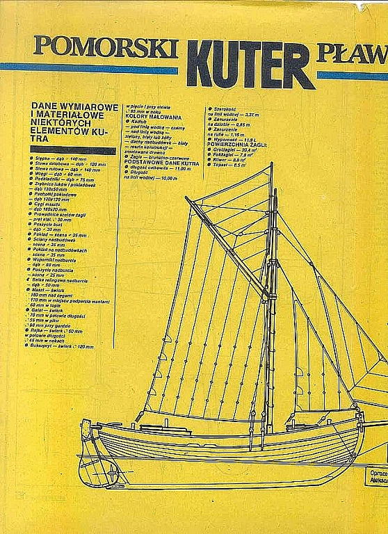 Cutter (Pomeranian) XIXc ship model plans