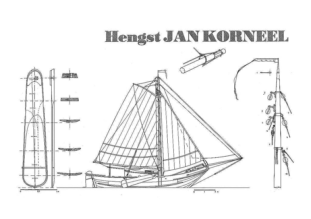 Fishing Boat Mussels Hengst-Jan-Korneel ship model plans