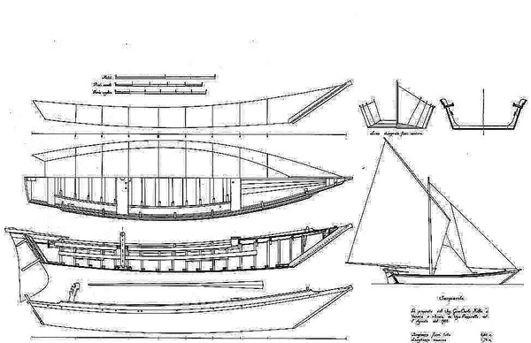 Sailboat Vagrant Cutter 1884 ship model plans