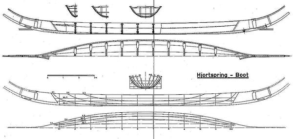 Viking Boat (Hjortspring) Bc IIIc ship model plans