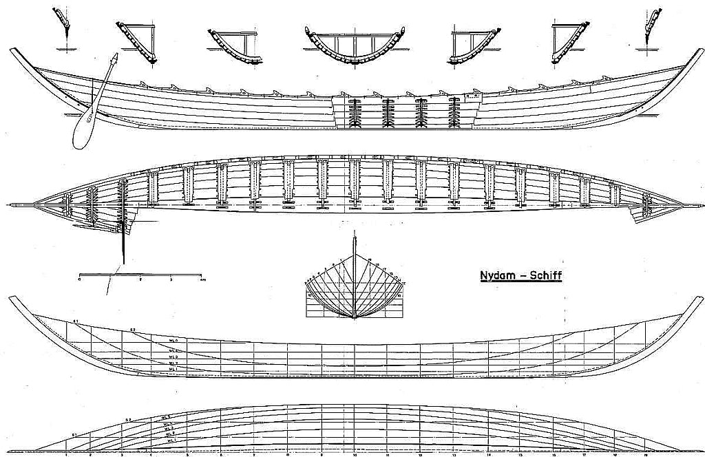 Viking Boat (Nydam) IVc ship model plans
