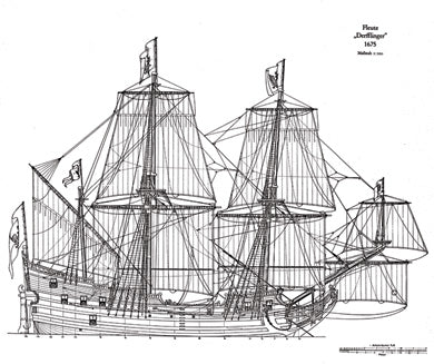 Fleute Derfflinger ship model plans