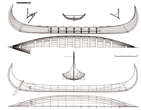 Viking ship model plans